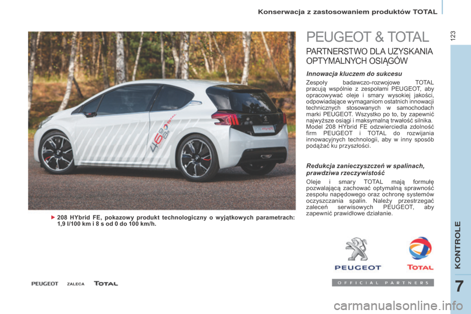 Peugeot Partner 2016 Instrukcja Obsługi (in Polish) 123123
Partner-2-Vu_pl_Chap07_Verification_ed02-2015
PEUGEOT & TOTAL
PARTNERSTWO DLA UZ YSK ANIA
OP
TYMALNYCH
OSI
ĄG
óW
Innowacja kluczem do sukcesu
Zespoły badawczo-rozwojowe TOTAL
pracują Peugeot Partner 2016 Instrukcja Obsługi (in Polish) 123123
Partner-2-Vu_pl_Chap07_Verification_ed02-2015
PEUGEOT & TOTAL
PARTNERSTWO DLA UZ YSK ANIA
OP
TYMALNYCH
OSI
ĄG
óW
Innowacja kluczem do sukcesu
Zespoły badawczo-rozwojowe TOTAL
pracują