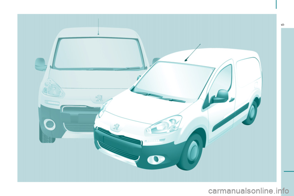 Peugeot Partner 2013  Owners Manual - RHD (UK, Australia) 5 