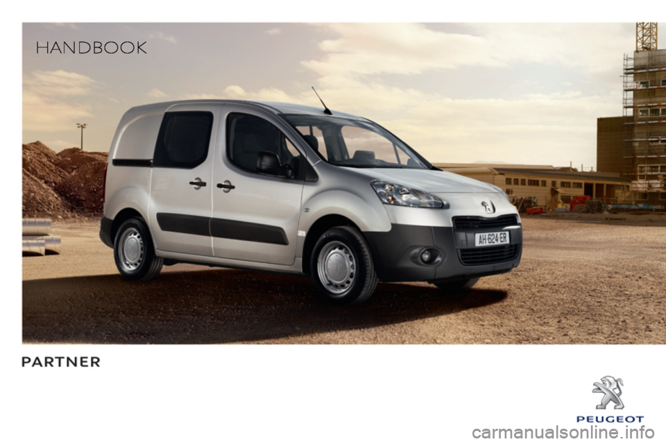 Peugeot Partner 2012  Owners Manual - RHD (UK, Australia) 