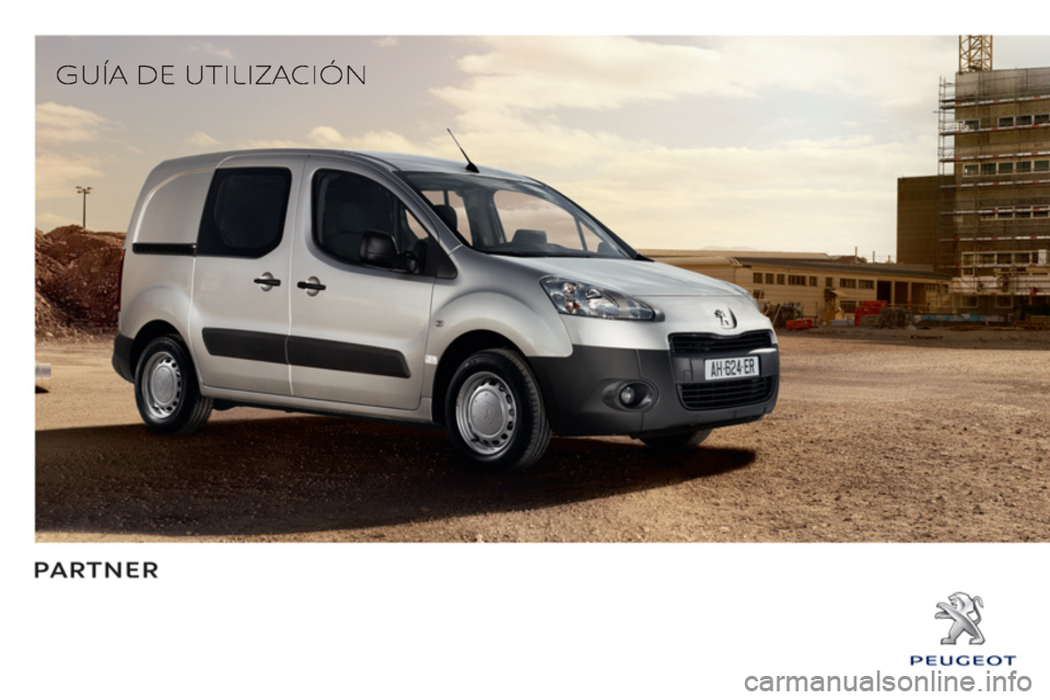 Peugeot Partner 2012  Manual del propietario (in Spanish) 