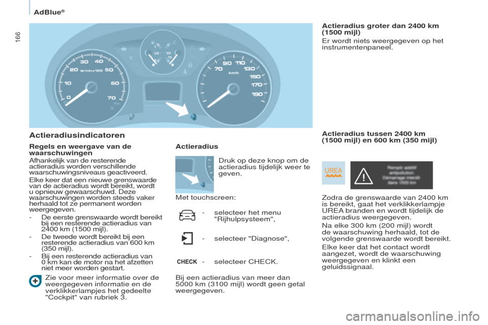 Peugeot Partner Tepee 2017 Handleiding (in Dutch) 166
Partner2VP_nl_Chap07_Verification_ed02-2016Partner2VP_nl_Chap07_Verification_ed02-2016
Actieradiusindicatoren
Regels en weergave van de
waarschuwingenZie voor meer informatie over de
weergegeven Peugeot Partner Tepee 2017 Handleiding (in Dutch) 166
Partner2VP_nl_Chap07_Verification_ed02-2016Partner2VP_nl_Chap07_Verification_ed02-2016
Actieradiusindicatoren
Regels en weergave van de
waarschuwingenZie voor meer informatie over de
weergegeven