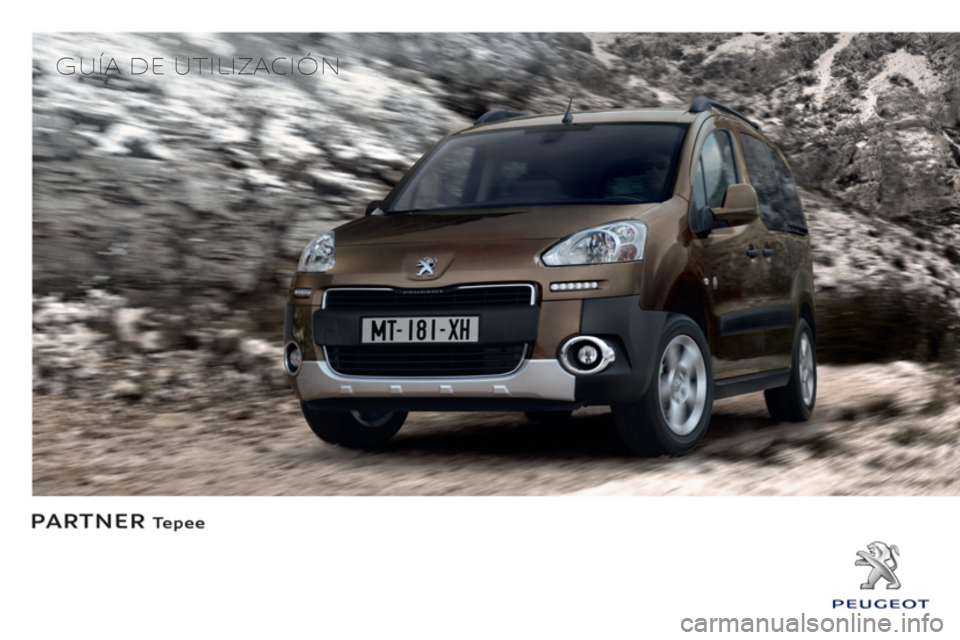 Peugeot Partner Tepee 2013  Manual del propietario (in Spanish) 