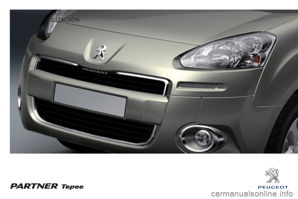 Peugeot Partner Tepee 2012  Manual del propietario (in Spanish)    
GUÍA DE UTILIZACIÓN  103.1 