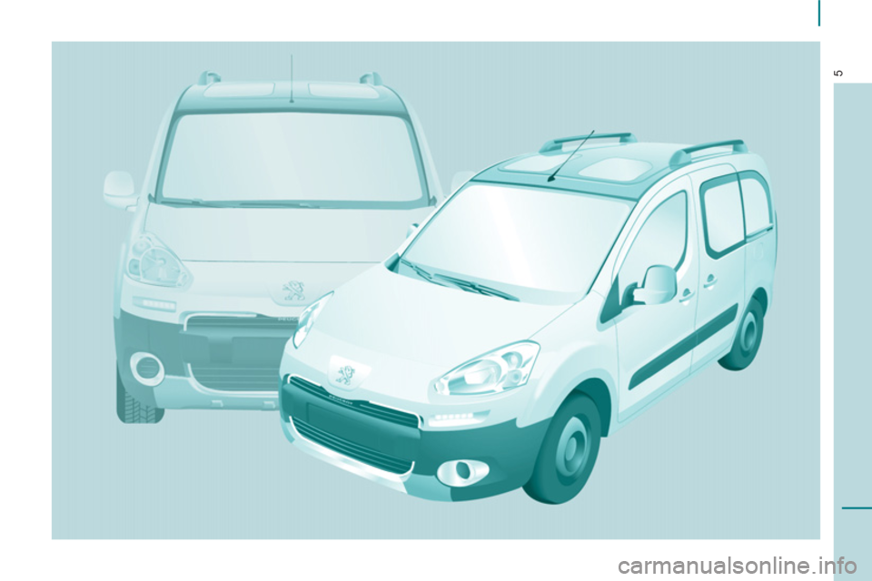 Peugeot Partner Tepee 2012 Инструкция по эксплуатации (in Russian) 5 Peugeot Partner Tepee 2012 Инструкция по эксплуатации (in Russian) 5