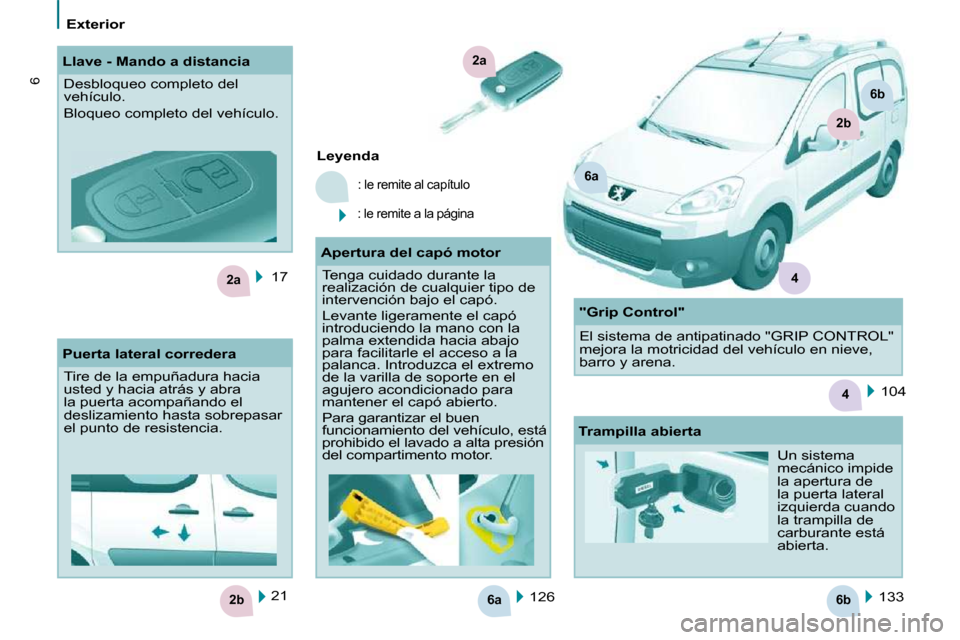 Peugeot Partner Tepee 2010  Manual del propietario (in Spanish) 