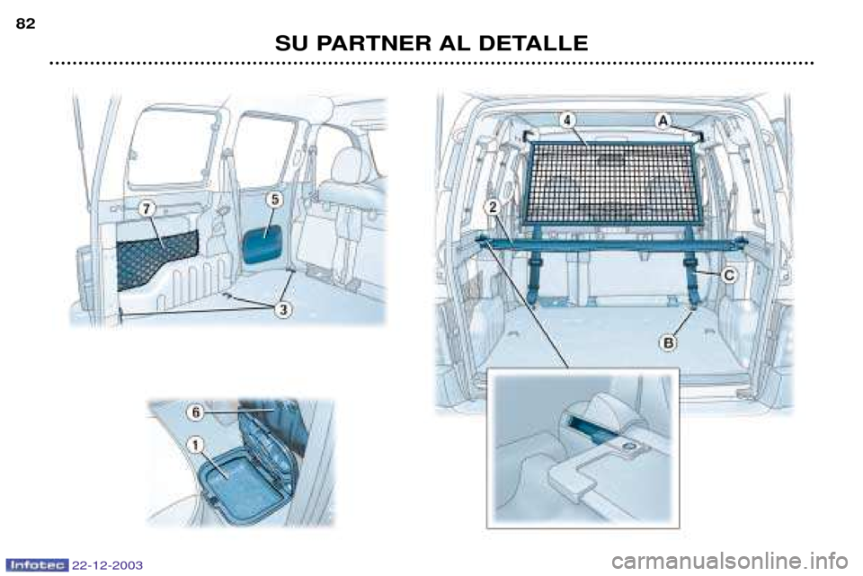 Peugeot Partner VP 2004  Manual del propietario (in Spanish) 22-12-2003
SU PARTNER AL DETALLE
82  