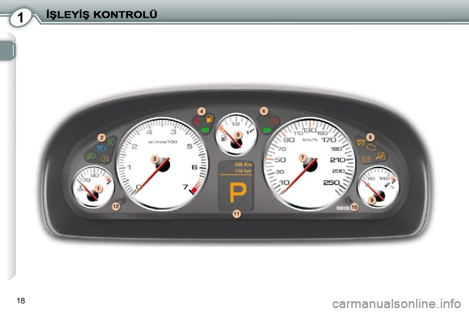 Peugeot 407 2010  Kullanım Kılavuzu (in Turkish) 1
18       