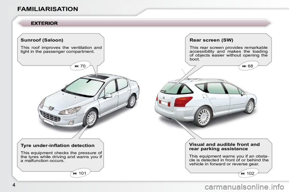 Peugeot 407 2009  Owners Manual 