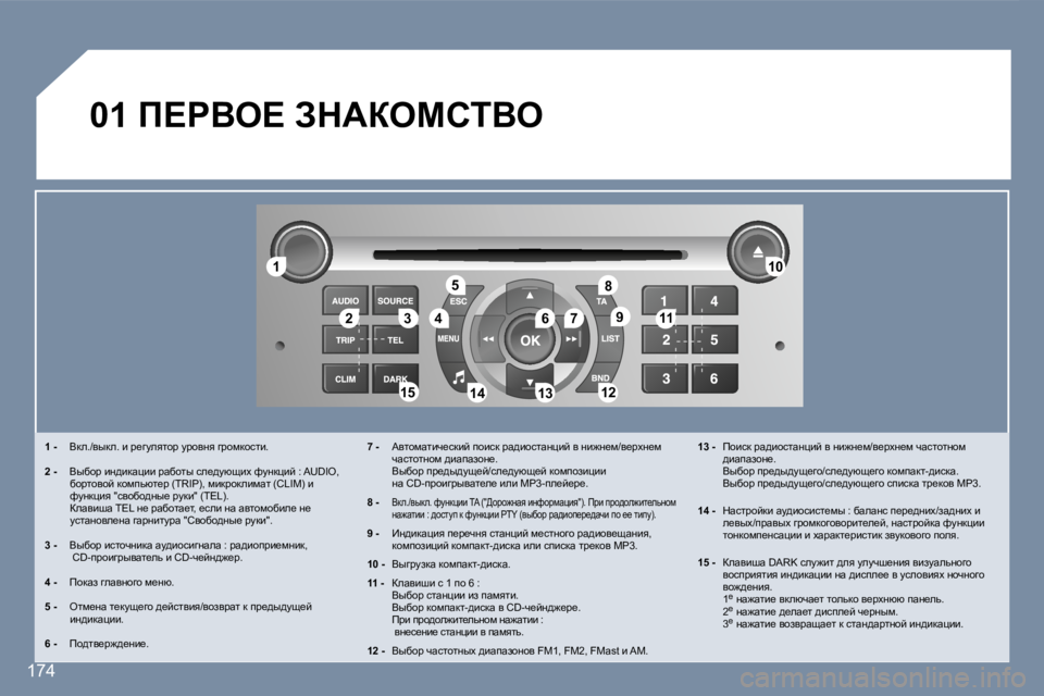 Peugeot 407 2007  Инструкция по эксплуатации (in Russian) �1�1
�2�2�3�3�4�4
�5�5
�6�6�7�7
�1�0�1�0
�1�1�1�1
�1�2�1�2�1�3�1�3�1�4�1�4�1�5�1�5
�8�8
�9�9
�1�7�4
�0�1� f?gYe?� AdWaechiYe
�1� �-�  Yde�.�/yude�.� b� j_zmeylhj� mj