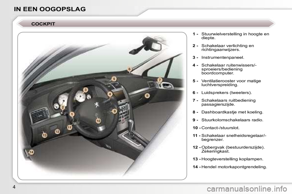 Peugeot 407 2006  Handleiding (in Dutch) 