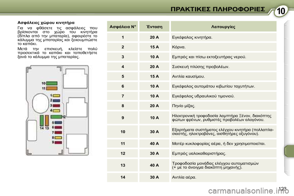 Peugeot 407 2006  Εγχειρίδιο χρήσης (in Greek) �1�0