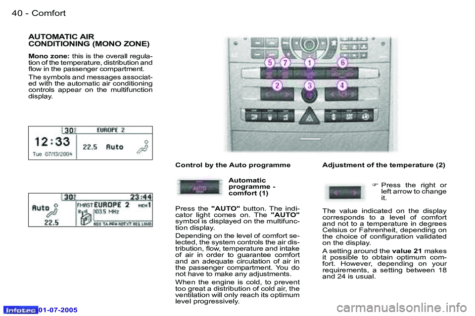 Peugeot 407 2005.5 Service Manual �C�o�m�f�o�r�t�4�0 �-
�0�1�-�0�7�-�2�0�0�5
�4�1�C�o�m�f�o�r�t�-
�0�1�-�0�7�-�2�0�0�5
�A�U�T�O�M�A�T�I�C� �A�I�R�  
�C�O�N�D�I�T�I�O�N�I�N�G� �(�M�O�N�O� �Z�O�N�E�)
�M�o�n�o� �z�o�n�e�:� �t�h�i�s� �i�s