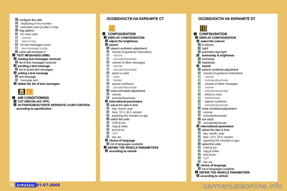 Peugeot 407 2005.5  Ръководство за експлоатация (in Bulgarian) �2�1
�4�5�5�4
�5�3
�2�3�4�3�4�3�4
�4
�5�6�6�5�6
�1�2�2
�1�2�3
�4�3
�5�6�6�5�6�6�5�6�6�5�6�4�5�5�3�4�5�5�5�4�5�5�5�5�5�3�4�2�3
�1�2�3
�4�4
�4�3
�4�4
�3�4�5�6�6�5�6�6�5�6�5�6�4�5�5
�3�4�5�5�5�4�5�5�5�5�