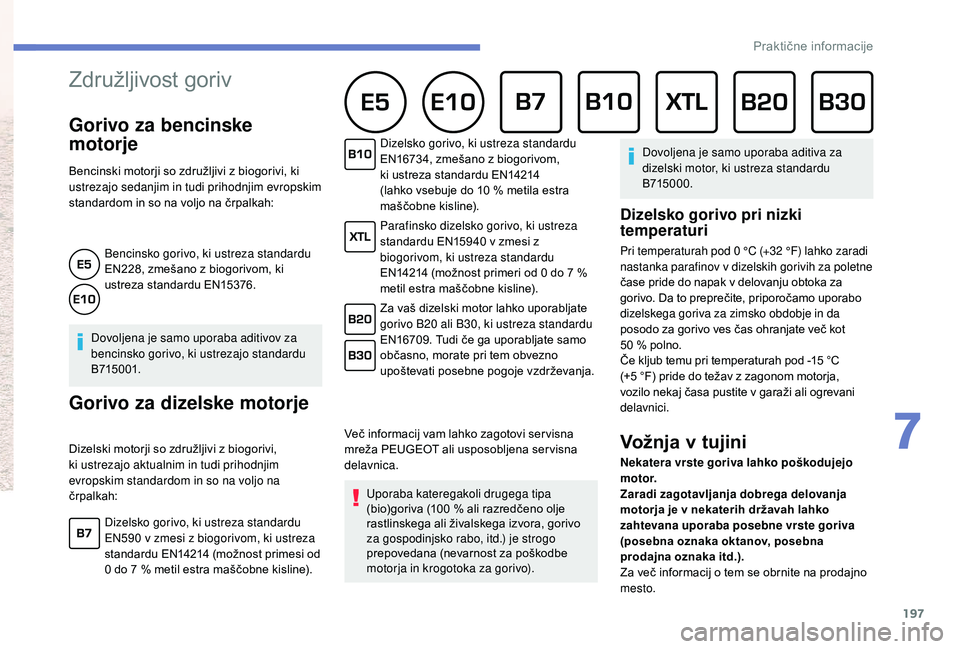 Peugeot 508 2019 Priročnik za lastnika (in Slovenian) 197
Ekipa PEUGEOT TOTAL ve, kako premikati meje zmogljivosti
za zmagovanje, tudi v vožnji pri najtežjih pogojih, kar potrjujejo
prva tri mesta, ki jih je dosegla leta 2017.
Za doseganje izjemnih r Peugeot 508 2019 Priročnik za lastnika (in Slovenian) 197
Ekipa PEUGEOT TOTAL ve, kako premikati meje zmogljivosti
za zmagovanje, tudi v vožnji pri najtežjih pogojih, kar potrjujejo
prva tri mesta, ki jih je dosegla leta 2017.
Za doseganje izjemnih r
