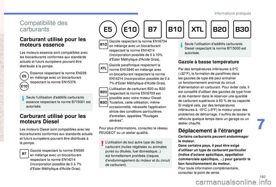 Peugeot 508 2018 Manuel du propriétaire (in French) 197
L'équipe PEUGEOT TOTAL sait repousser les limites de la
performance pour obtenir des victoires dans les conditions les
plus difficiles, en atteste le triplé réalisé en 2017.
Pour obtenir Peugeot 508 2018 Manuel du propriétaire (in French) 197
L'équipe PEUGEOT TOTAL sait repousser les limites de la
performance pour obtenir des victoires dans les conditions les
plus difficiles, en atteste le triplé réalisé en 2017.
Pour obtenir