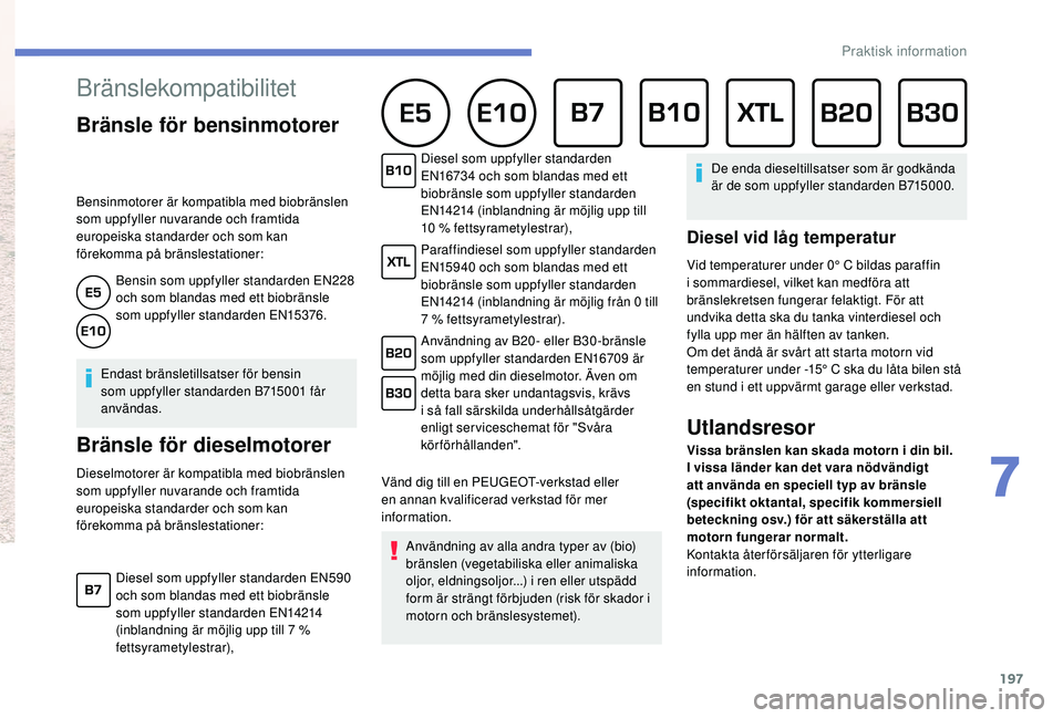 Peugeot 508 2018 Ägarmanual (in Swedish) 197
PEUGEOTTOTAL-teamet vet hur man driver fram gränserna för
prestanda för att vinna segrar under de svåraste förhållandena,
vilket bekräftas av de tre första platserna som uppnåddes under Peugeot 508 2018 Ägarmanual (in Swedish) 197
PEUGEOTTOTAL-teamet vet hur man driver fram gränserna för
prestanda för att vinna segrar under de svåraste förhållandena,
vilket bekräftas av de tre första platserna som uppnåddes under