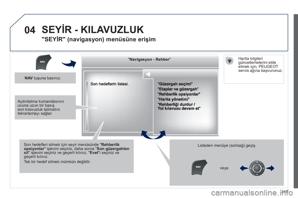 Peugeot 508 2013 Kullanım Kılavuzu (in Turkish)
249
04
""""""""""""gygygygygyNavigasyon RehberNavigasyon RehberNavigasyon RehberNavigasyon RehberNavigasyon RehberNavigasyon - RehberNavigasyon - RehberNavigasyon - RehberNavigasyon - RehberNavigasy Peugeot 508 2013 Kullanım Kılavuzu (in Turkish)
249
04
""""""""""""gygygygygyNavigasyon RehberNavigasyon RehberNavigasyon RehberNavigasyon RehberNavigasyon RehberNavigasyon - RehberNavigasyon - RehberNavigasyon - RehberNavigasyon - RehberNavigasy
