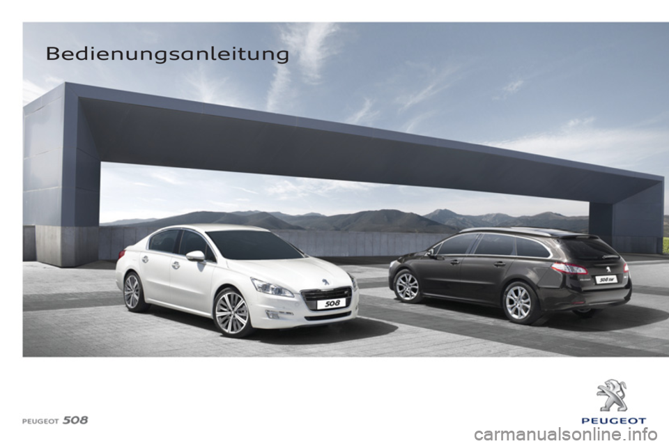 Peugeot 508 2011  Betriebsanleitung (in German) 