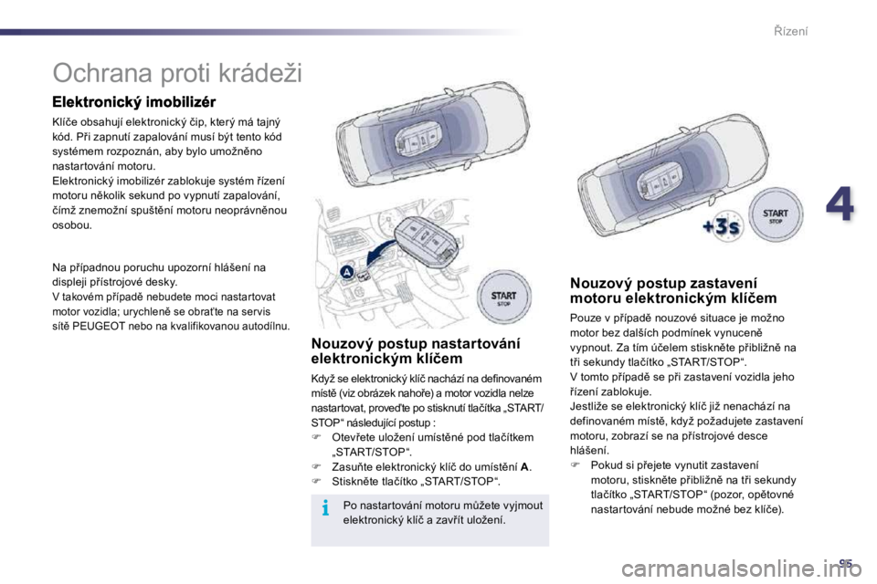 Peugeot 508 2010.5  Návod k obsluze (in Czech) 495
i
8�í�z�e�n�í
            
�O�c�h�r�a�n�a� �p�r�o�t�i� �k�r�á�d�e�ž�i� � 
� �K�l�í�č�e� �o�b�s�a�h�u�j�í� �e�l�e�k�t�r�o�n�i�c�k�ý� �č�i�p�,� �k�t�e�r �ý� �m�á� �t�a�j�n�ý� �k�ó�d�.�
