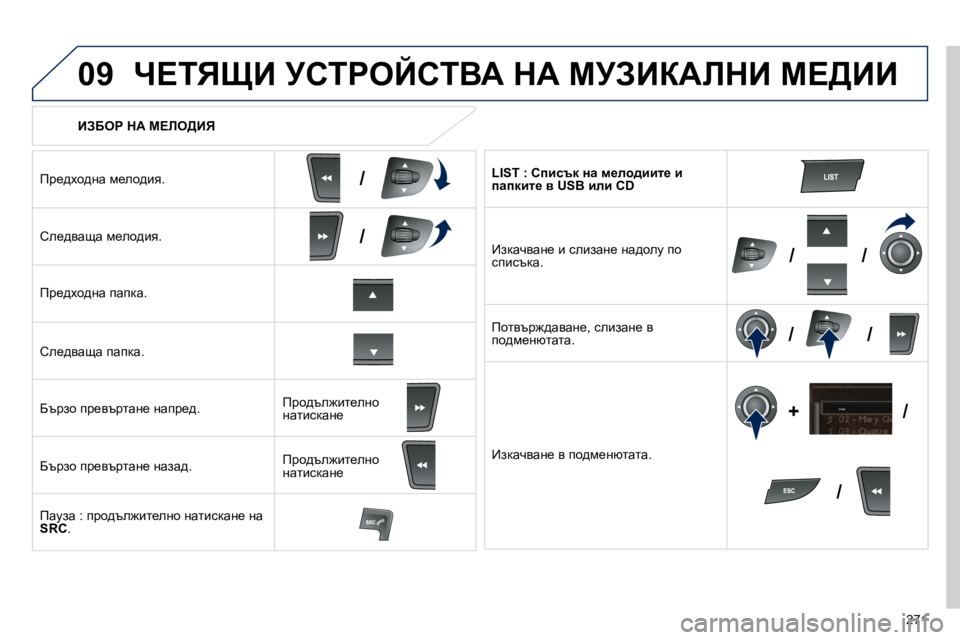 Peugeot 508 2010.5  Ръководство за експлоатация (in Bulgarian) 271
09
/ 
// /
/ /
/
+ /
� � � BAXeg� dW� c?be>Bv� � 
� n?ivpB� jhigeChiYW� dW� cjABaWbdB� c?>BB� 
� � fj_^oh^Öw� f_eh^by�.� � 
� � he