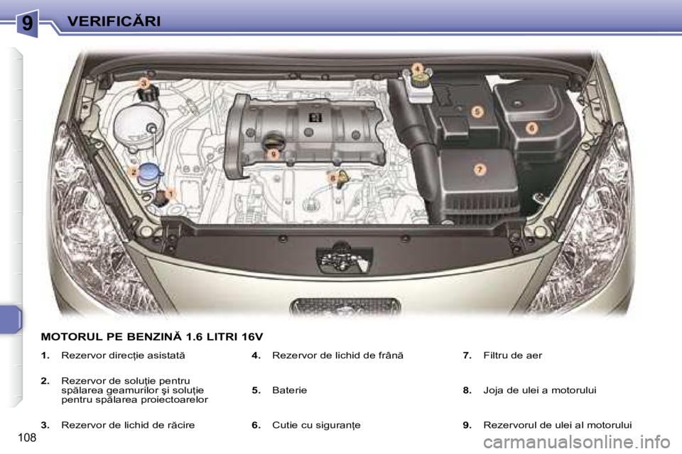 Peugeot 307 2007  Manualul de utilizare (in Romanian) 9�V�E�R�I�F�I�C�R�I
108
�1�.�  �R�e�z�e�r�v�o�r� �d�i�r�e�c=�i�e� �a�s�i�s�t�a�t 
�2�. �  �R�e�z�e�r�v�o�r� �d�e� �s�o�l�u=�i�e� �p�e�n�t�r�u� 
�s�p �l�a�r�e�a� �g�e�a�m�u�r�i�l�o�r� �ş�i� �s�o
