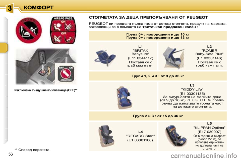 Peugeot 307 2007  Ръководство за експлоатация (in Bulgarian) �5�6
hiebn?iWiW� AW� >?mW� fg?fegqnYWdB� ei� �P�E�U�G�E�O�T
�P�E�U�G�E�O�T� yb� ij_^ewzw� itegw� zwfw� hl� ^_lkdb� klheq_lw�,� ijh^