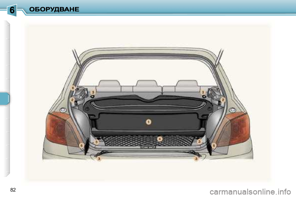 Peugeot 307 2007  Ръководство за експлоатация (in Bulgarian) �8�2   