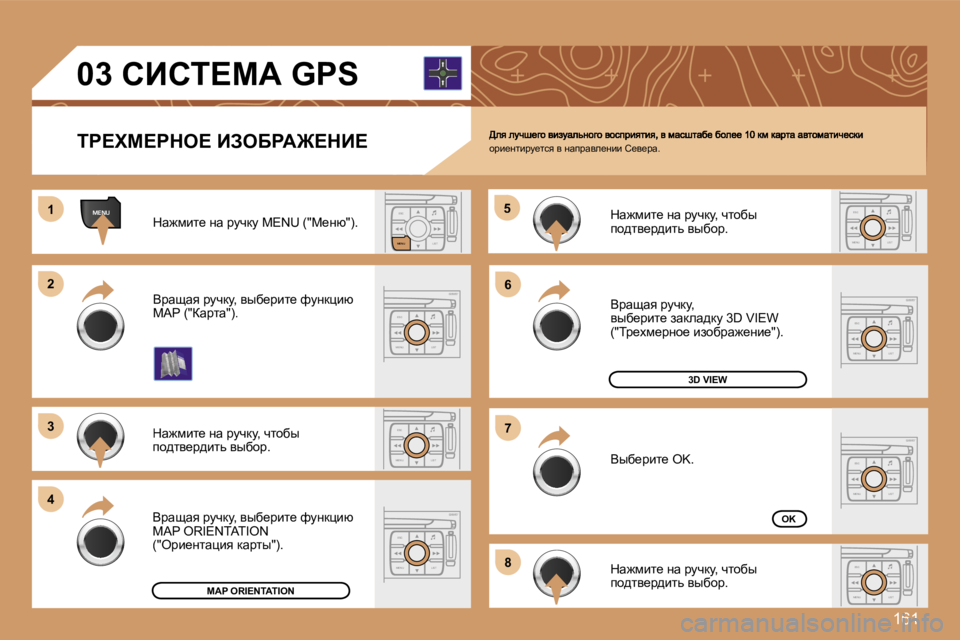 Peugeot 307 2007  Инструкция по эксплуатации (in Russian) �1�6�1
�E�S�C
�M�E�N�U �L�I�S�T
�M�E�N�U
�E�S�C
�M�E�N�U �L�I�S�T
�E�S�C
�L�I�S�T
�M�E�N�U
�E�S�C
�M�E�N�U �L�I�S�T
�E�S�C
�M�E�N�U �L�I�S�T
�1�1
�2�2
�3�3
�4�4
�5�5
�6�6
�7�7
�8�8
�E�S�C
�M�E�N�U �L�