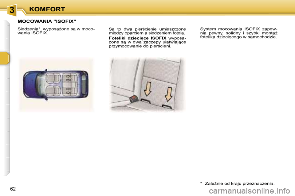 Peugeot 307 2006  Instrukcja Obsługi (in Polish) � � � � � � � � � � � � � � � � � � � � � � � � � � � � � � � � � � � �3� � � � � � � � � � � � � � � � � � � � � � � � � � � � � � � � � � � �K�O�M�F�O�R�T
�6�2
�S"�  �t�o�  �d�w�a�  �p�i�e�r;�