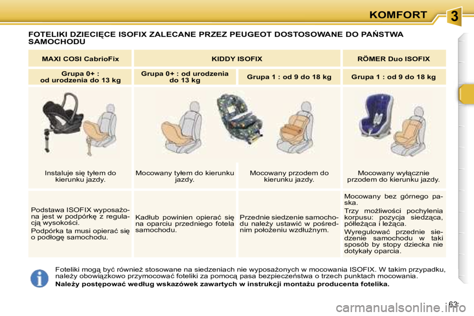 Peugeot 307 2006  Instrukcja Obsługi (in Polish) � � � � � � � � � � � � � � � � � � � � � � � � � � � � � � � � � � � � � � � � � � � � � � � � � � � � � � � � � � � � � � � � � � � � � � �3�K�O�M�F�O�R�T
�6�3
�F�o�t�e�l�i�k�i� �m�o�g"� �b�y�