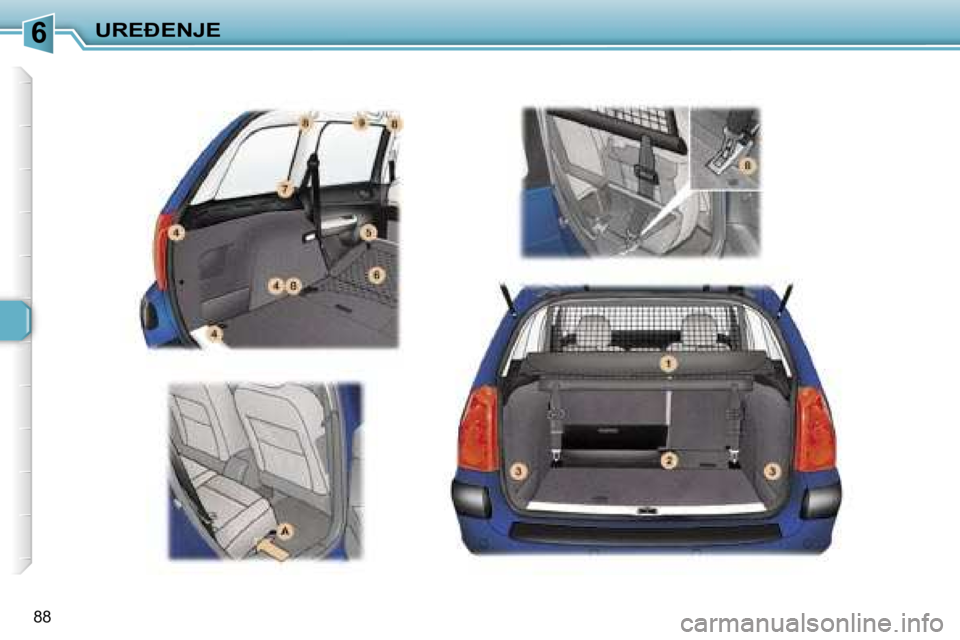 Peugeot 307 2006  Упутство за употребу (in Serbian) �6�U�R�E�E�N�J�E� 
�8�8   