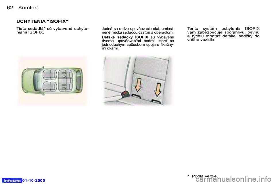 Peugeot 307 2005.5  Užívateľská príručka (in Slovak) �K�o�m�f�o�r�t�6�2 �-
�0�1�-�1�0�-�2�0�0�5
�6�3�K�o�m�f�o�r�t�-
�0�1�-�1�0�-�2�0�0�5
�J�e�d�n�á� �s�a� �o� �d�v�e� �u�p�e�v3�o�v�a�c�i�e� �o�k�á�,� �u�m�i�e�s�t�- 
�n�e�n�é� �m�e�d�z�i� �s�e�d�a�c