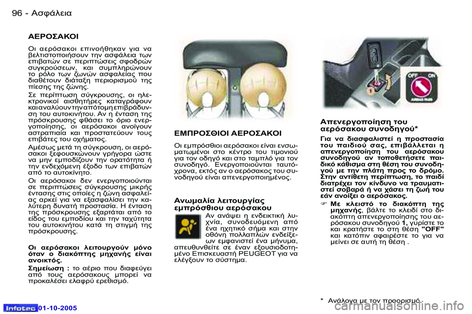 Peugeot 307 2005.5  Εγχειρίδιο χρήσης (in Greek) 