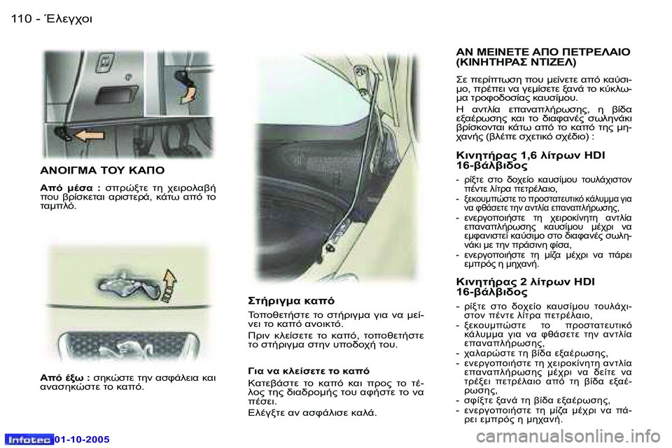 Peugeot 307 2005.5  Εγχειρίδιο χρήσης (in Greek) 
