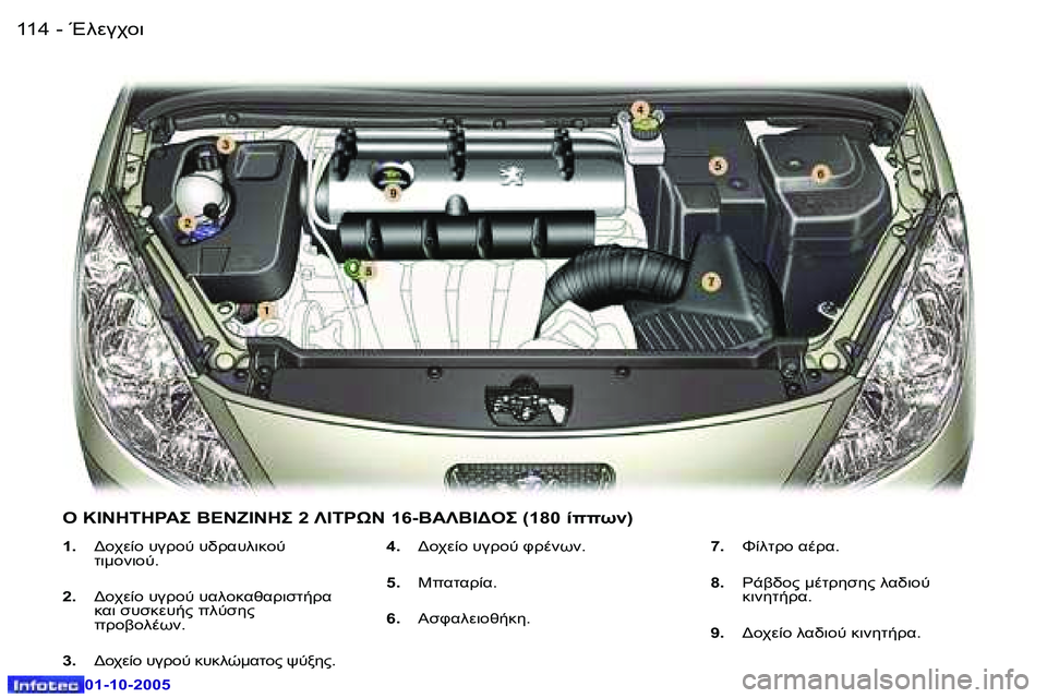 Peugeot 307 2005.5  Εγχειρίδιο χρήσης (in Greek) 