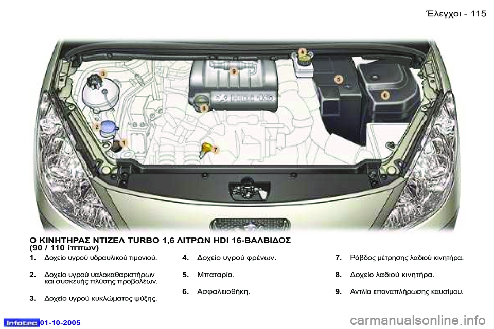 Peugeot 307 2005.5  Εγχειρίδιο χρήσης (in Greek) 