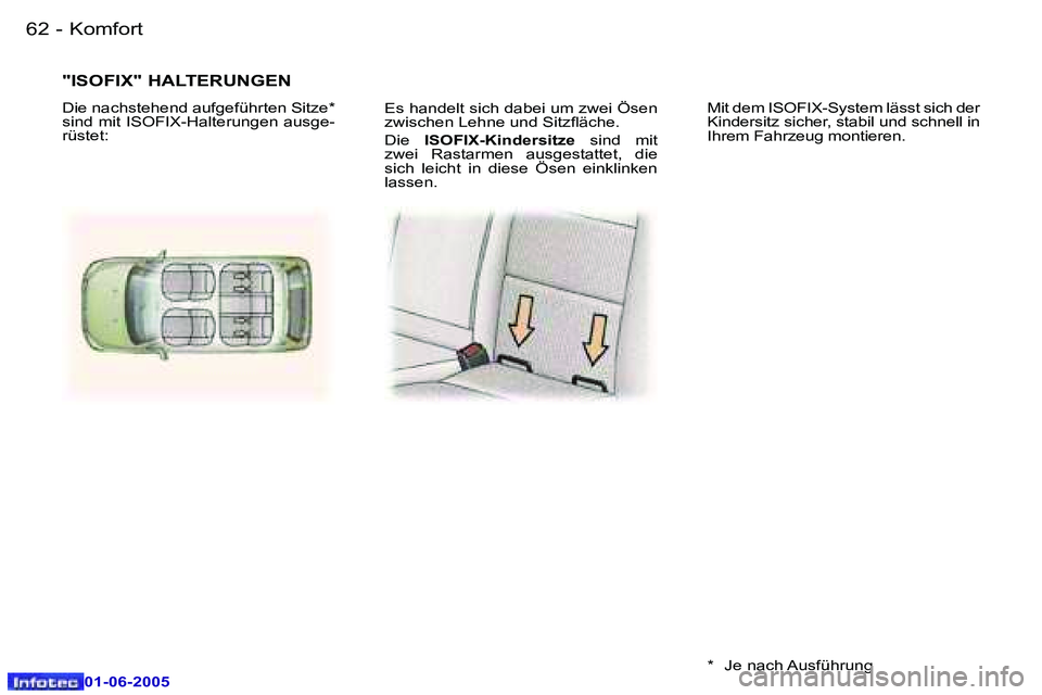 Peugeot 307 2005  Betriebsanleitung (in German) �6�2 �-
�0�1�-�0�6�-�2�0�0�5
�6�3
�-
�0�1�-�0�6�-�2�0�0�5
�E�s� �h�a�n�d�e�l�t� �s�i�c�h� �d�a�b�e�i� �u�m� �z�w�e�i� �Ö�s�e�n�  
�z�w�i�s�c�h�e�n� �L�e�h�n�e� �u�n�d� �S�i�t�z�l�ä�c�h�e�. 
�D�i�e� 