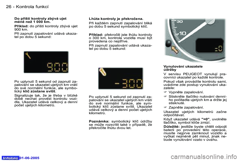Peugeot 307 2005  Návod k obsluze (in Czech) �2�6 �-
�0�1�-�0�6�-�2�0�0�5
�2�7
�-
�0�1�-�0�6�-�2�0�0�5
�V�y�n�u�l�o�v�á�n�í� �u�k�a�z�a�t�e�l�e�  
�ú�d�r�ž�b�y 
�V�  �s�e�r�v�i�s�u�  �P�E�U�G�E�O�T�  �v�y�n�u�l�u�j�í�  �p�r�a�- 
�c�o�v�n�í