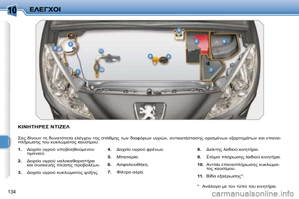 Peugeot 308 2007.5  Εγχειρίδιο χρήσης (in Greek) �1�0
�1�3�4
�