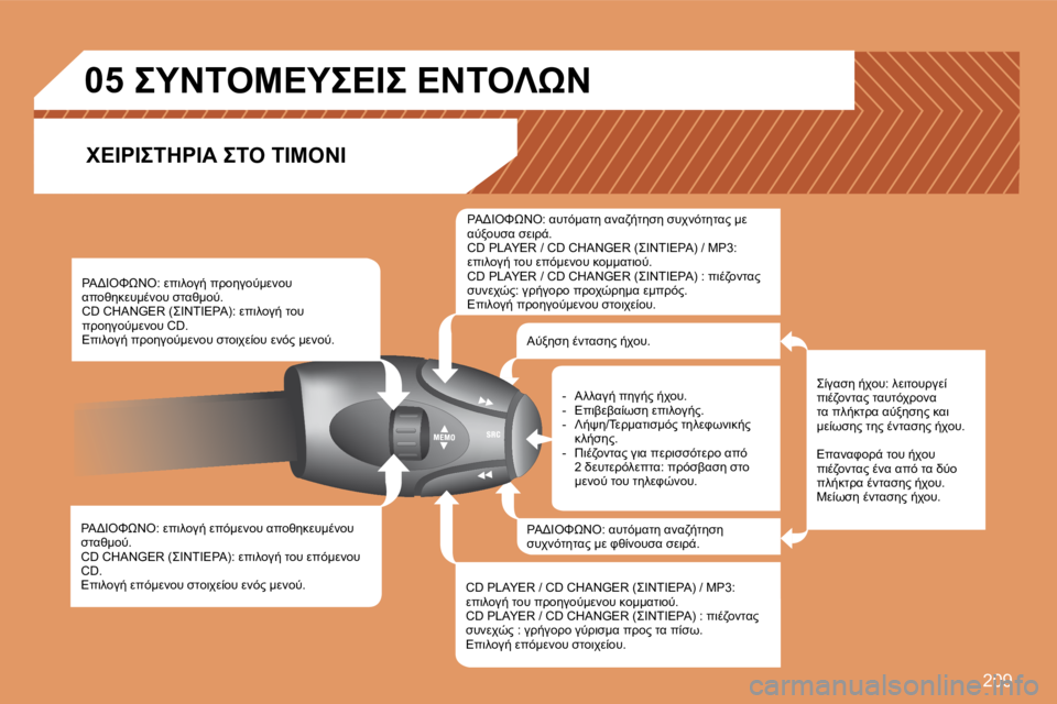 Peugeot 308 2007.5  Εγχειρίδιο χρήσης (in Greek) �2�0�9
�0�5
