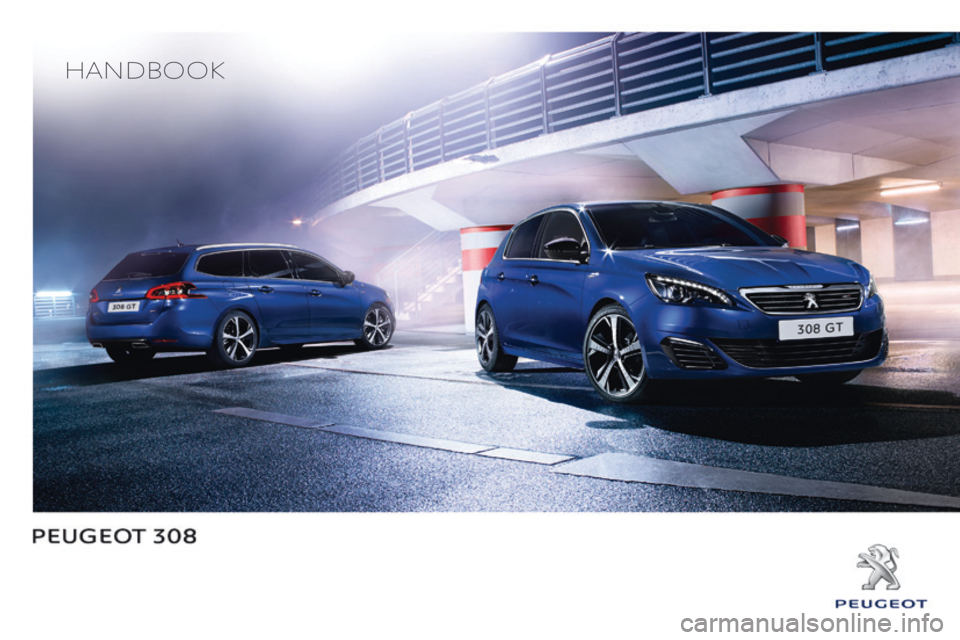 Peugeot 308 2016  Owners Manual - RHD (UK, Australia) Handbook 