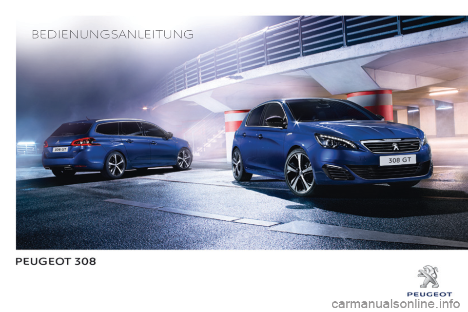 Peugeot 308 2016  Betriebsanleitung (in German) Bedienungsanleitung 