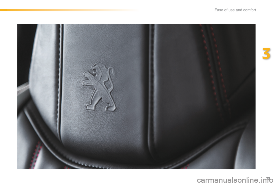 Peugeot 308 2015.5   - RHD (UK, Australia) Manual PDF 73
3 
E  