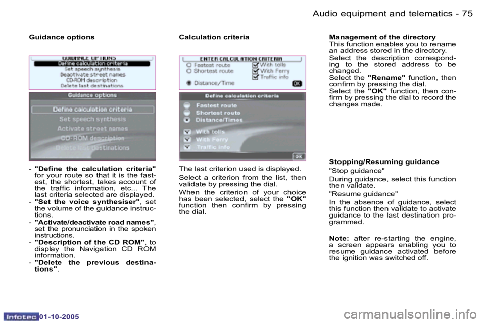 PEUGEOT 1007 DAG 2005 Manual PDF �7�4 �-�A�u�d�i�o� �e�q�u�i�p�m�e�n�t� �a�n�d� �t�e�l�e�m�a�t�i�c�s
�0�1�-�1�0�-�2�0�0�5
�7�5
�-�A�u�d�i�o� �e�q�u�i�p�m�e�n�t� �a�n�d� �t�e�l�e�m�a�t�i�c�s
�0�1�-�1�0�-�2�0�0�5
�-� 
�"�D�e�i�n�e�