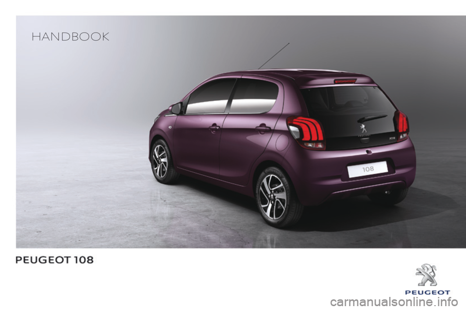 PEUGEOT 108 2015  Owners Manual 