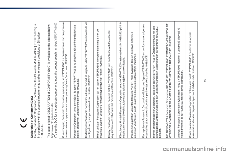 PEUGEOT 108 2016  Owners Manual 108_en_Chap11_index-alpha_ed01-2016  