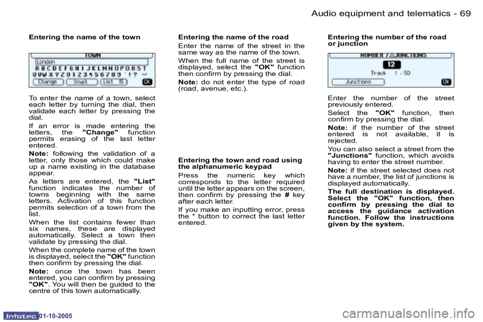 PEUGEOT 206 SW 2005 Manual PDF �6�8 �-�A�u�d�i�o� �e�q�u�i�p�m�e�n�t� �a�n�d� �t�e�l�e�m�a�t�i�c�s
�0�1�-�1�0�-�2�0�0�5
�6�9
�-�A�u�d�i�o� �e�q�u�i�p�m�e�n�t� �a�n�d� �t�e�l�e�m�a�t�i�c�s
�0�1�-�1�0�-�2�0�0�5
�T�o�  �e�n�t�e�r�  �t