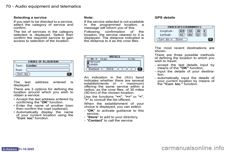 PEUGEOT 206 SW DAG 2005 Manual PDF �7�0 �-�A�u�d�i�o� �e�q�u�i�p�m�e�n�t� �a�n�d� �t�e�l�e�m�a�t�i�c�s
�0�1�-�1�0�-�2�0�0�5
�7�1
�-�A�u�d�i�o� �e�q�u�i�p�m�e�n�t� �a�n�d� �t�e�l�e�m�a�t�i�c�s
�0�1�-�1�0�-�2�0�0�5
�T�h�e�  �l�a�s�t�  �a