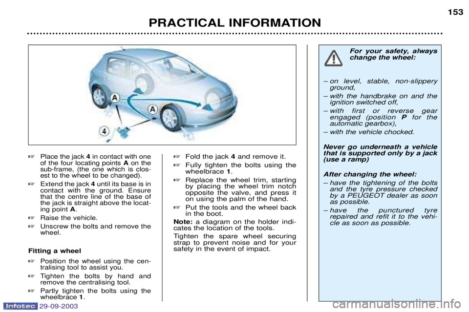 PEUGEOT 307 BREAK 2003  Owners Manual 29-09-2003



? 4

	


  

  ! 
 
 A 


!$ 
/ ,

 
 	   





	


$

.
 (%


? 4!

$
