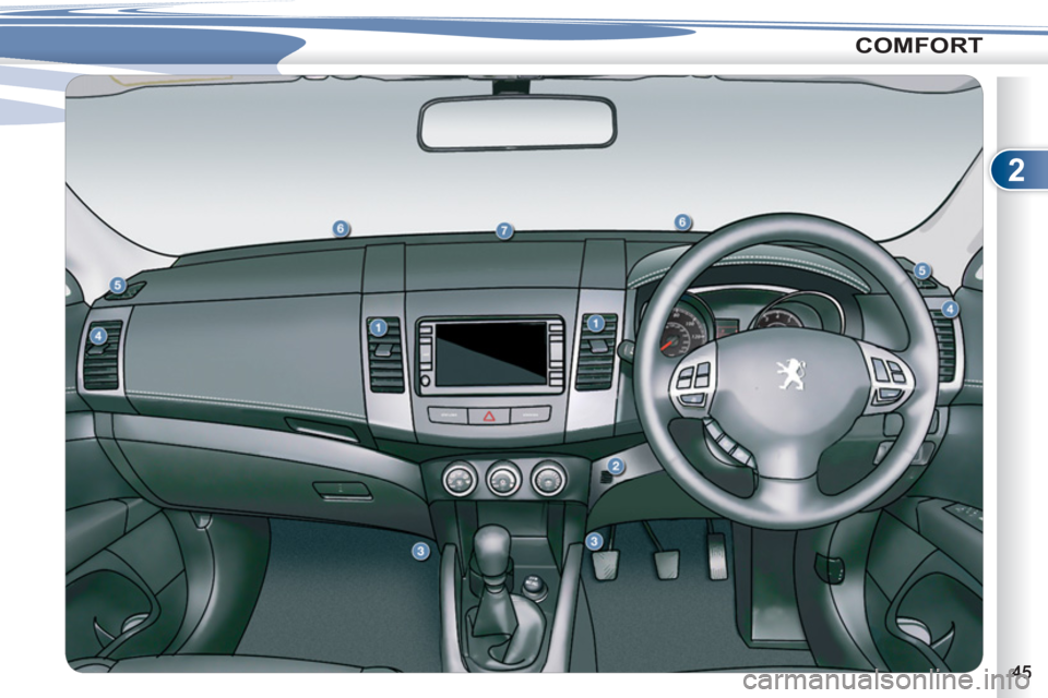 PEUGEOT 4007 2011 Service Manual 2
COMFORT 